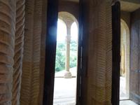 Ausblick aus der Kirche auf dem Monte Naranco