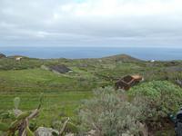 Spanien, El Hierro, Wanderung Lavafelder, ehemaliges Tabakhaus