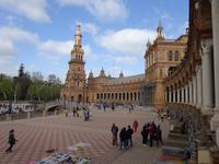 Die Plaza de Espana in Sevilla