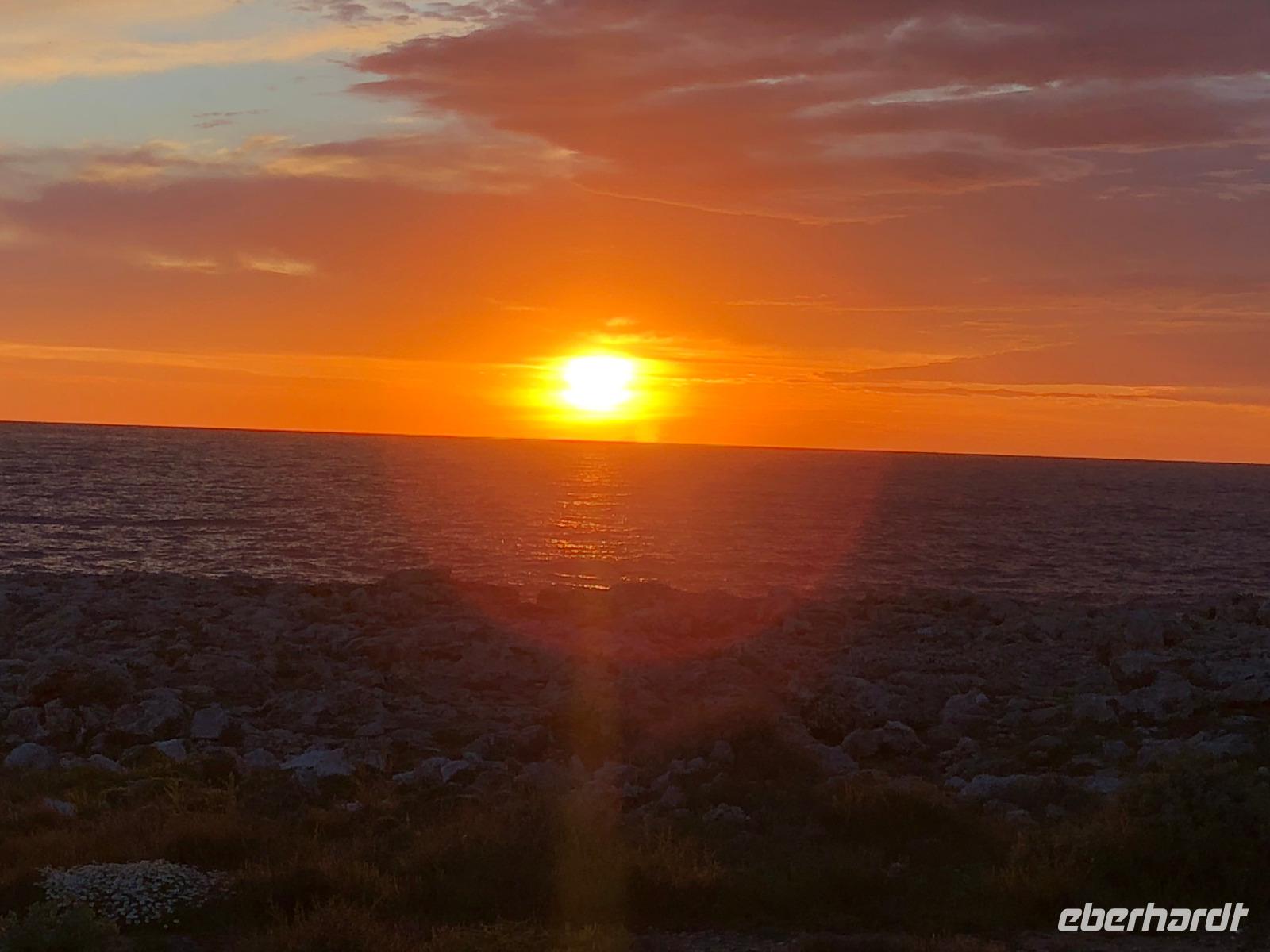 Sonnenuntergang in Cala Blanca