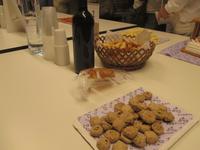 Verkostung von Käse und Wein in der 