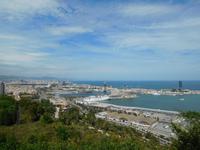 Stadtrundfahrt durch Barcelona - Blick aus Montjuic