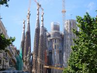 Die Sagrada Familia Basilika in Barcelona (2)