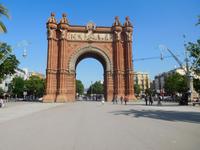 Der Arc de Triomf in Barcelona (1)
