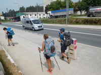 Jakobsweg Wanderung von Arzua bis O Pino (3)