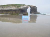 Kathedralenstrand in Ribadeo bei Ebbe (2)