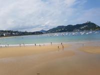 La Concha Strand in San Sebastian (1)
