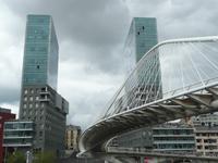 Brücke von Calatrava in Bilbao