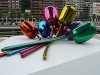 Plastik am Guggenheim-Museum Bilbao