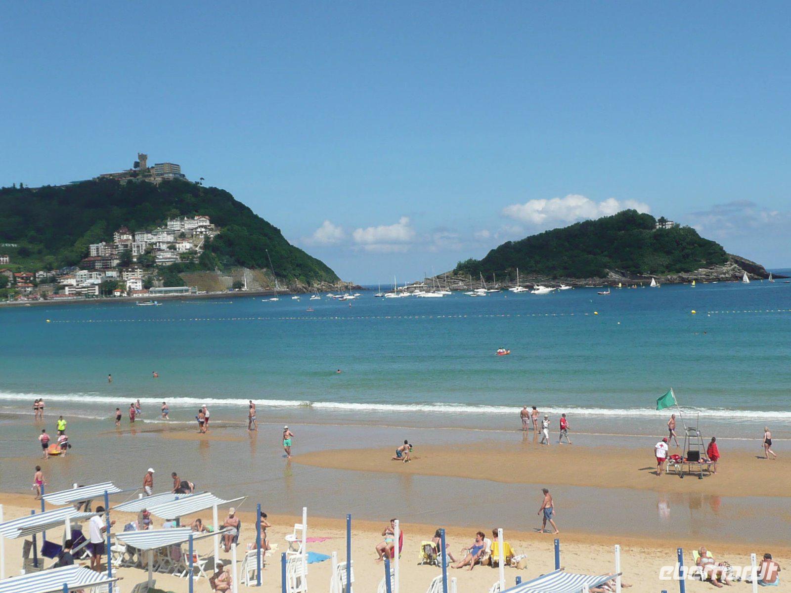Strand in San Sebastian