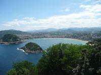 Blick in die Bucht von San Sebastian