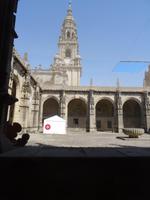 Blick zur Kathedrale in Santiago de Compostela