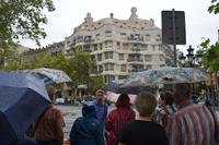 Casa Milà im Regen
