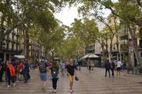Ramblas im Regen