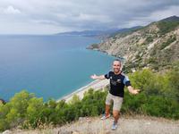 Wanderung an der Küste bei Maro und Cerro Gordo Steilküste und Strand bei Nerja (4)