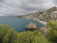 Wanderung an der Küste bei Maro und Cerro Gordo Steilküste und Strand bei Nerja (9)