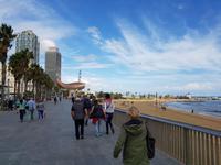 Spaziergang in Barcelona am Strand bis zum Hafen (4)
