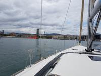 Segelbootsfahrt vor der Küste Barcelonas (5)