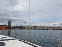 Segelbootsfahrt vor der Küste Barcelonas (7)