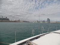 Segelbootsfahrt vor der Küste Barcelonas (12)