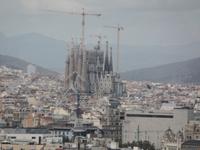 Blick von Montjuic Berg in Barcelona (4)