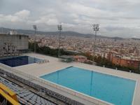 Blick von Montjuic Berg in Barcelona (5)