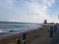 Spaziergang am Strand in Barcelona (3)