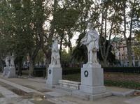 Park vor Königspalast Madrid