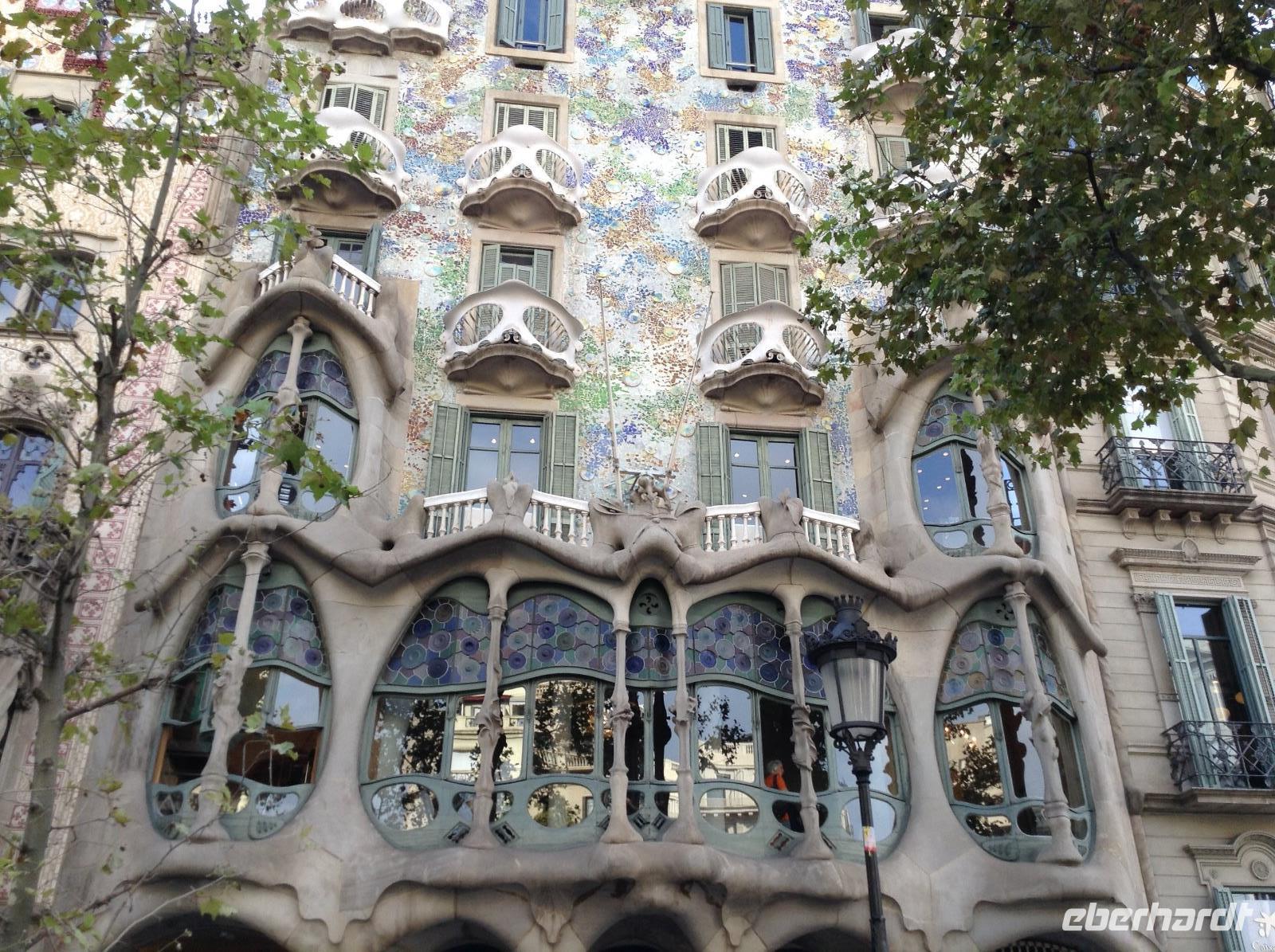 in Barcelona unterwegs - ohne Gaudi geht nichts
