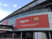 am Fußballstadion FC Barcelona