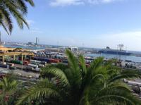 der Hafen von Barcelona