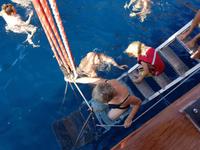 Teneriffa, Los Gigantes, Flipper UNO, Badepause