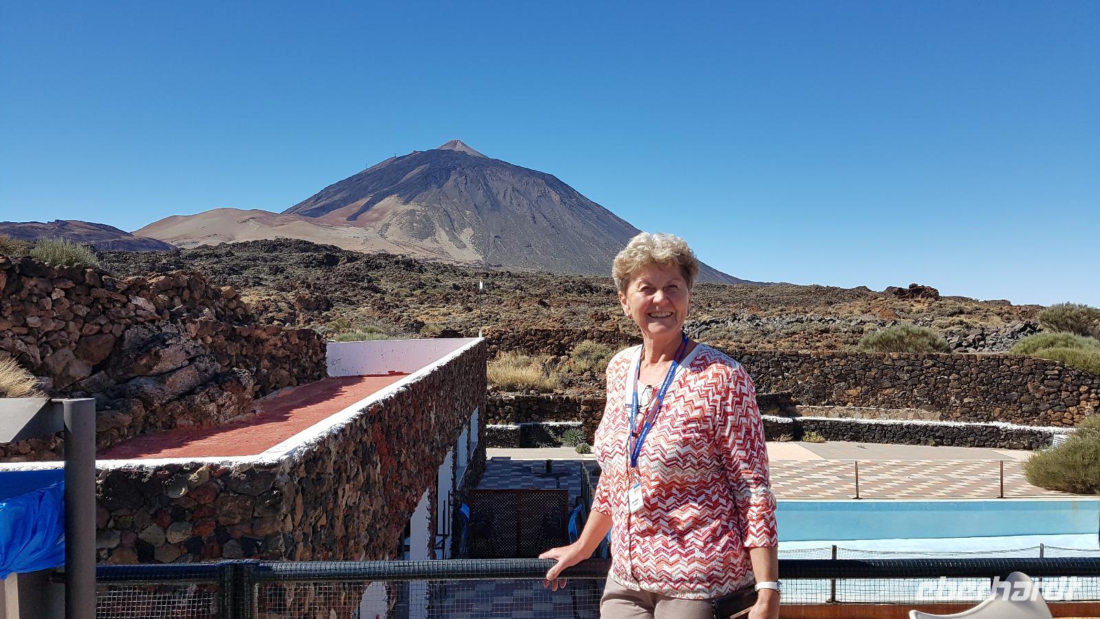 Teneriffa, Canadas, Blick zum Teide