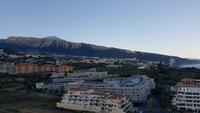 Teneriffa, Puerto de la Cruz, Abschiedsblick zum Teide