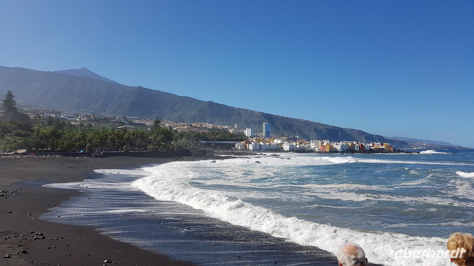 Teneriffa, Puerto de la Cruz, Playa Jardin