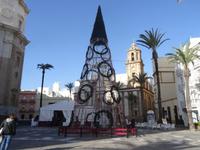 Weihnachtsschmuck in Cádiz