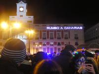 Pre-Silvesterfeier auf der Puerto del Sol