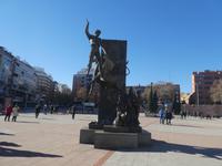 bei der Stierkampfarena Las Ventas