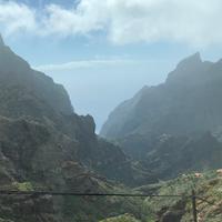 Blick von oberen Rand der Steilküsten