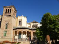 Spaziergang durch den Maria Luisa Park zum Plaza España in Sevilla