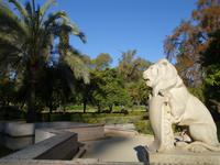 Spaziergang durch den Maria Luisa Park zum Plaza España in Sevilla