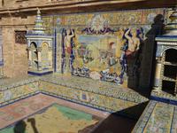 Spaziergang durch den Plaza España in Sevilla (14)