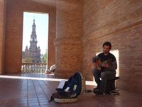 Spaziergang durch den Plaza España in Sevilla (17)