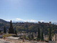 Blick auf die Alhambra von San Nicolas Viertel (1)