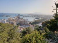 Blick von dem Gibralfaro Aussichtspunkt in Malaga (2)