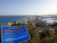 Blick von dem Gibralfaro Aussichtspunkt in Malaga (3)