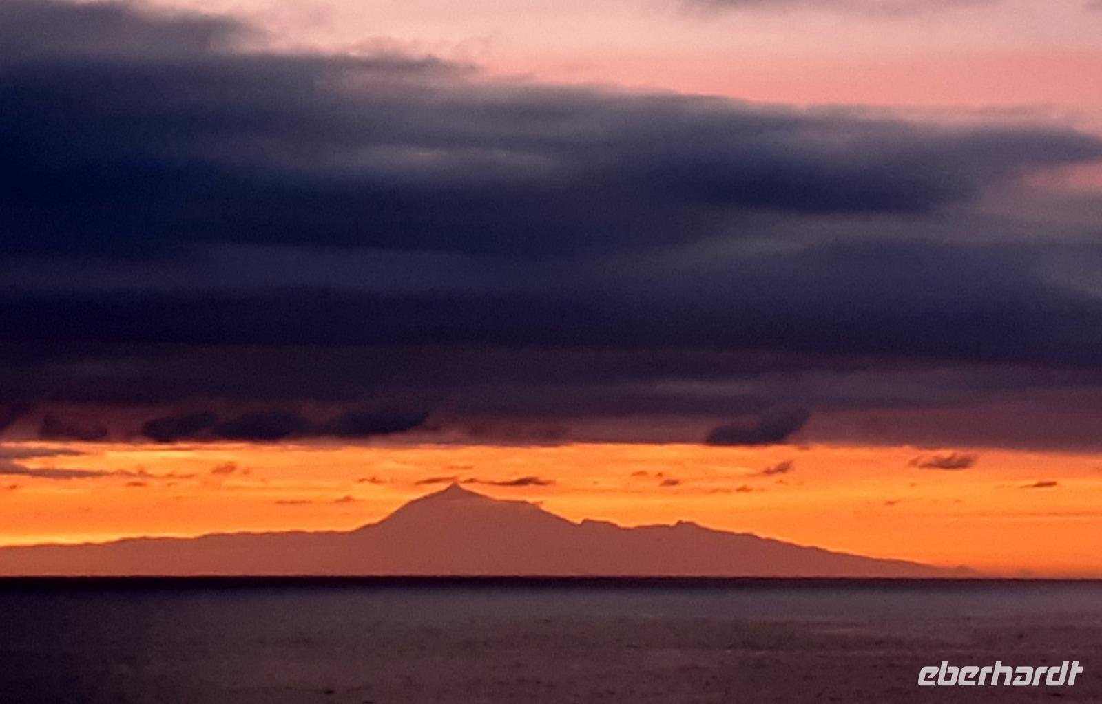 Blick auf Teide, Insel Teneriffa