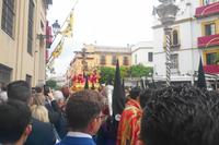 Sevilla, Prozession der Bruderschaft San Bernardo 