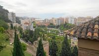 Málaga, Blick von der Alcazaba 
