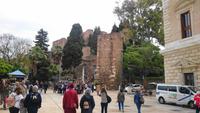 Málaga, Blick auf die Alcazaba 